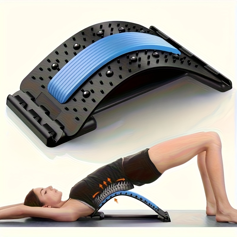 Sports Equipment Home - 3-niveau rugstretcher houdingcorrector lendensteun ergonomisch voor