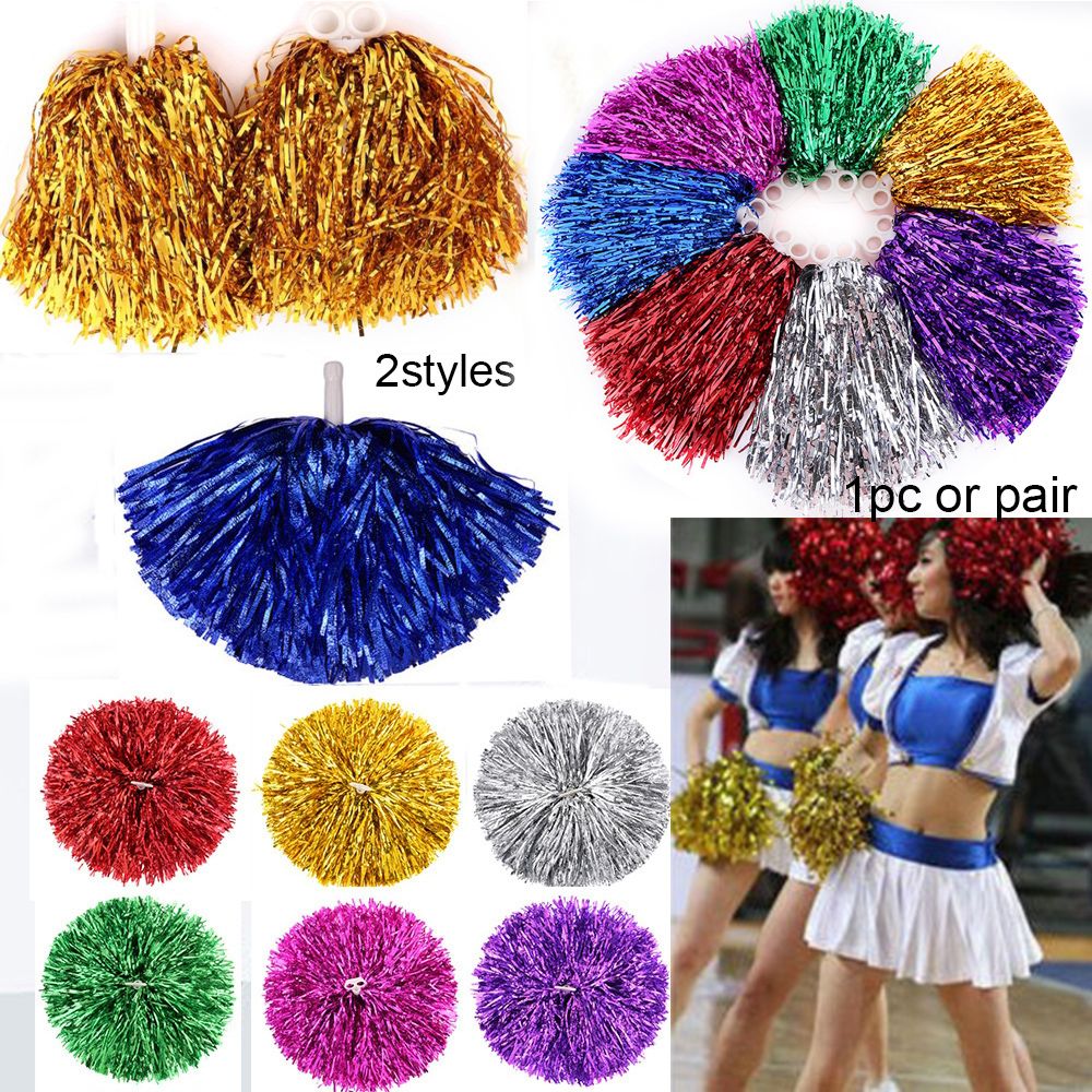 Cheerleading Pom Pom - Kostuum Dubbel gat handvat Cheerleading Juichbal