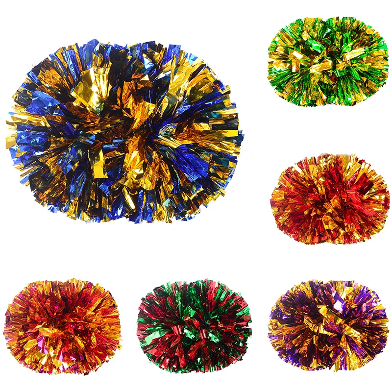 Cheerleading Pom Pom - Goud Cheerleading Pom Poms met Handvat