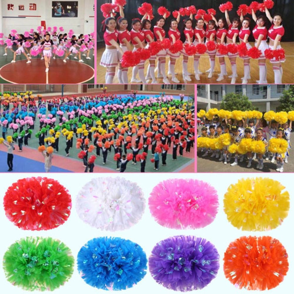 Cheerleading Pom Pom - 9 Kleuren Spel Pompons Hoge Kwaliteit
