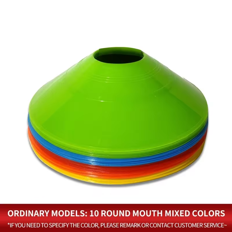 Football Training Cone - 10 stks Kegel Set Voetbal Trainingsapparatuur