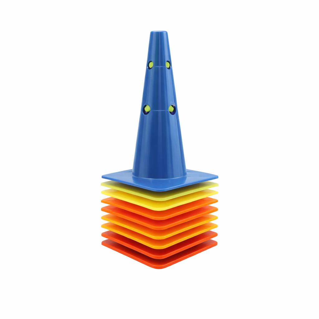 Agility Hurdle Set - Voetbal trainingsset, agility pionnen met palen,