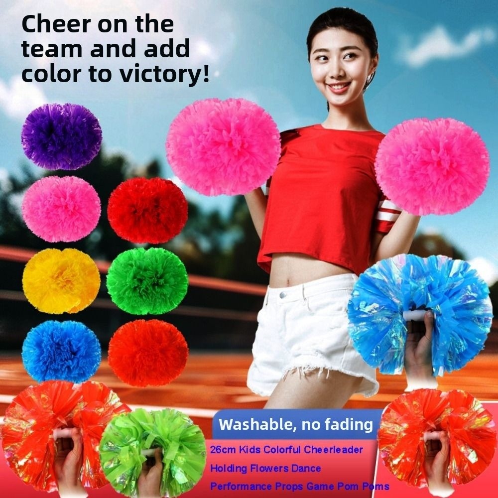 26 cm kinderspel Pom Poms veel - Cheerleading Pom Pom recensie en prijs