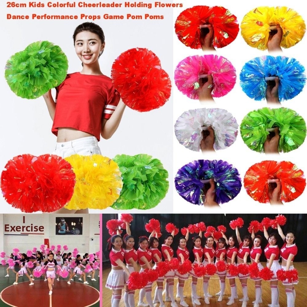 26 cm kinderspel Pom Poms veel - Cheerleading Pom Pom recensie en prijs