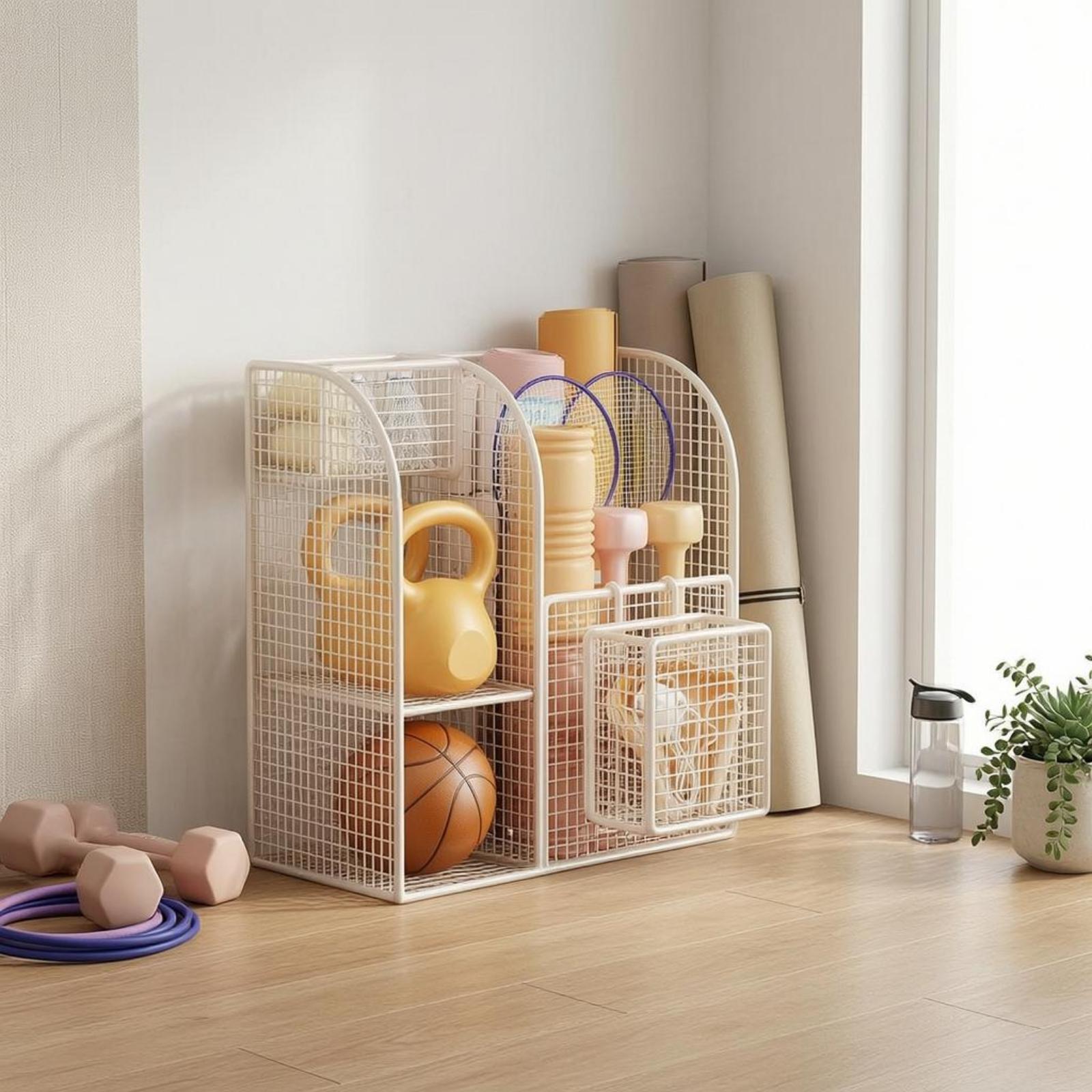 Meerdelige metalen draadopberg - Sports Equipment Home recensie en prijs