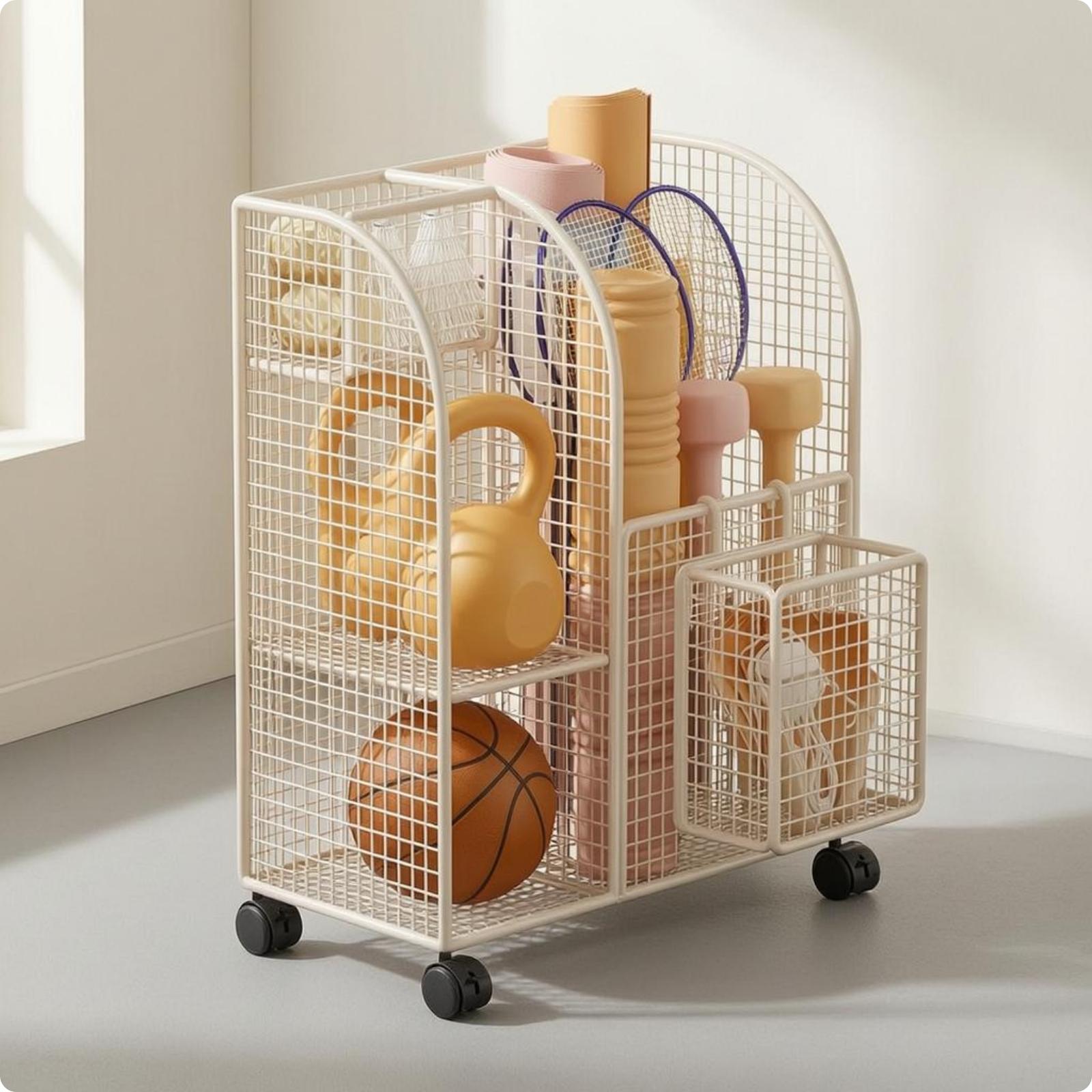 Meerdelige metalen draadopberg - Sports Equipment Home recensie en prijs