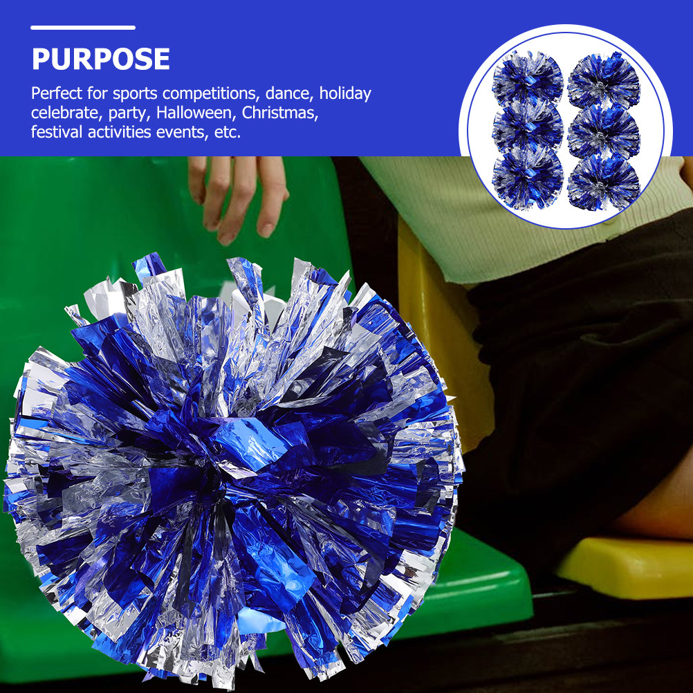 6 stuks Cheerleading Pom Poms  - Cheerleading Pom Pom recensie en prijs