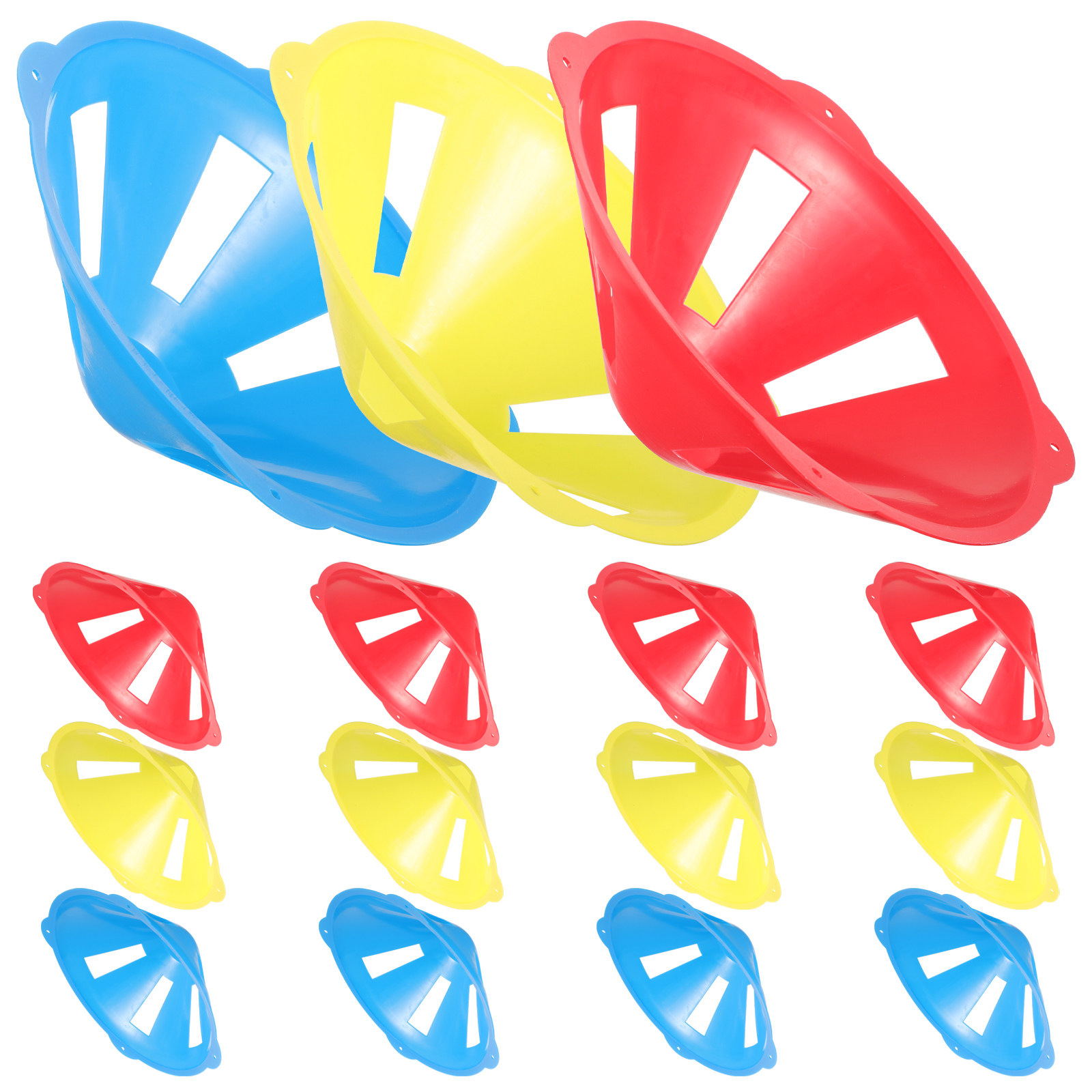 15 stuks windbestendige voetba - Football Training Cone recensie en prijs