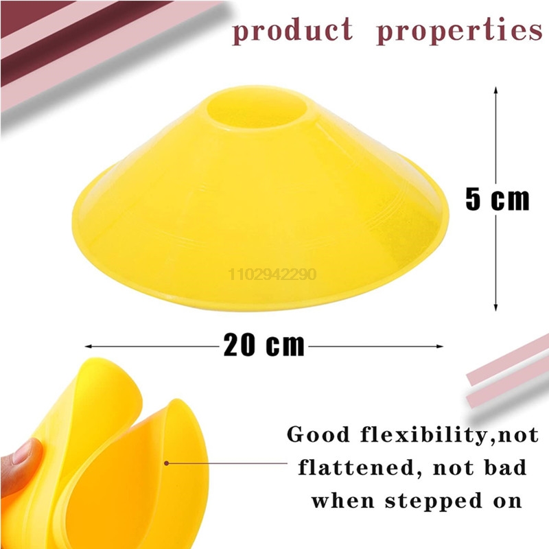 10/50 Stuks Disc Kegels Traini - Football Training Cone recensie en prijs