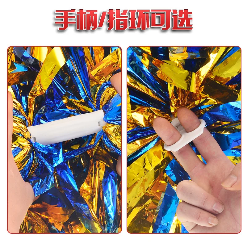 Goud Cheerleading Pom Poms met - Cheerleading Pom Pom recensie en prijs