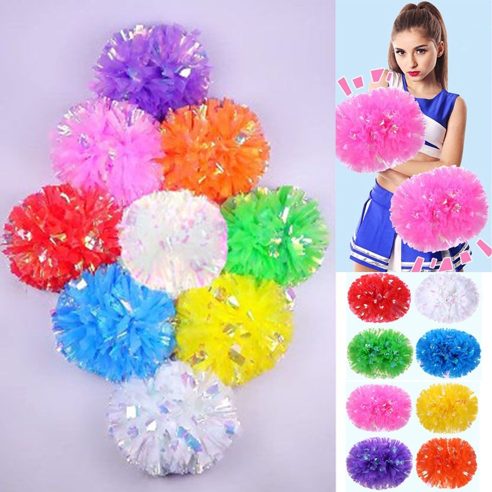 9 Kleuren Spel Pompons Hoge Kw - Cheerleading Pom Pom recensie en prijs