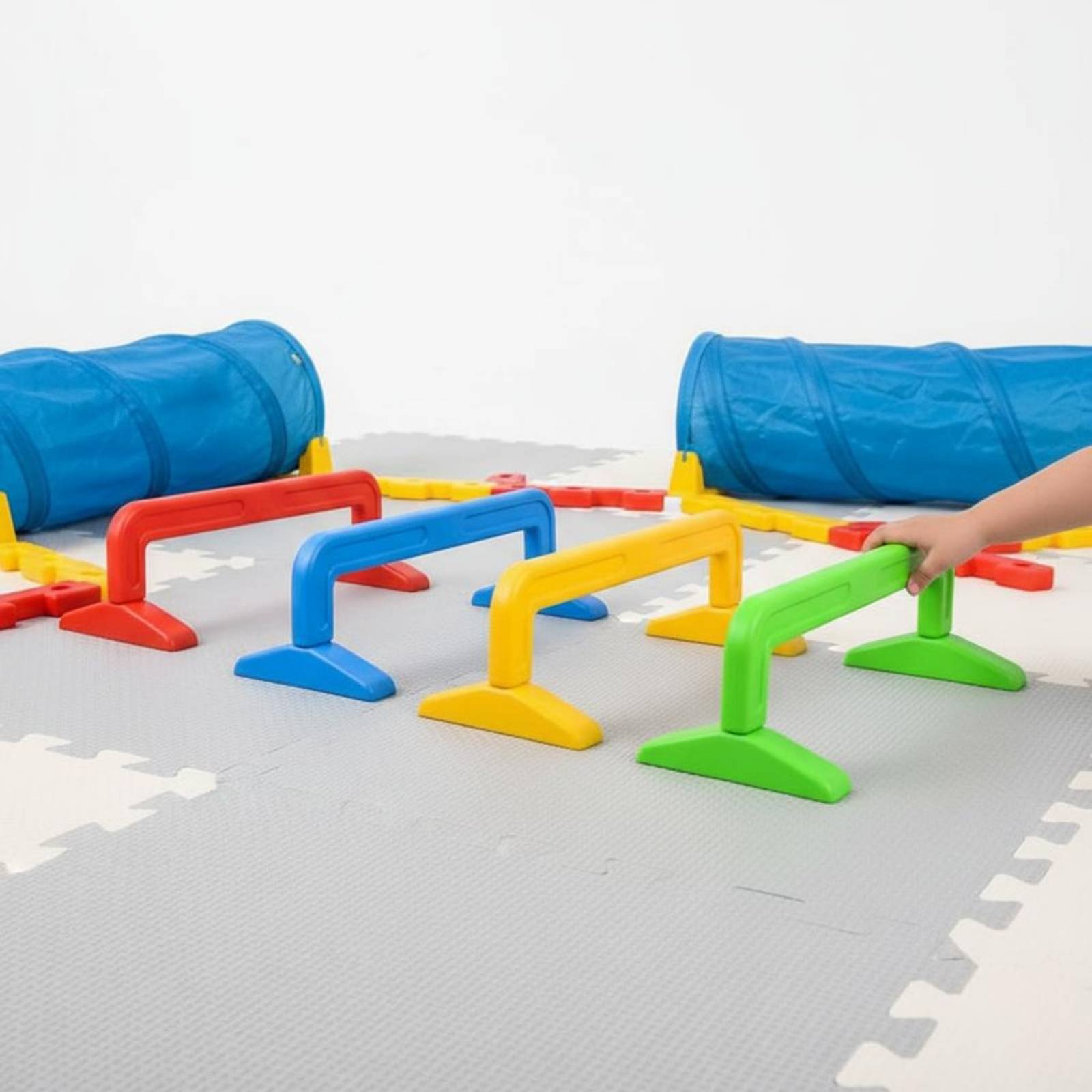 4-delige kruip-tunnelset, veil - Agility Hurdle Set recensie en prijs